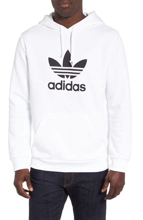 adidas hoodies weiß|adidas originals hoodie men's.